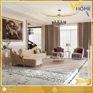 SOFA TÂN CỔ ĐIỂN SCD-0127