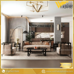 SOFA TÂN CỔ ĐIỂN SCD-0132