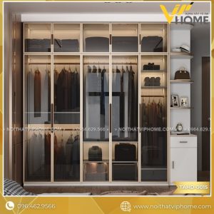 TỦ QUẦN ÁO HIỆN ĐẠI CAO CẤP TAHD-0015