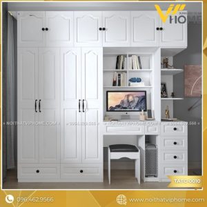 TỦ QUẦN ÁO TÂN CỔ ĐIỂN SANG TRỌNG TATC-0010