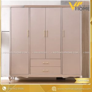 TỦ QUẦN ÁO TÂN CỔ ĐIỂN SANG TRỌNG TATC-0016