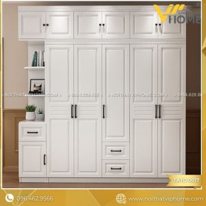TỦ QUẦN ÁO TÂN CỔ ĐIỂN SANG TRỌNG TATC-0017