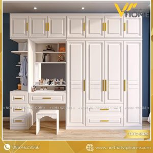 TỦ QUẦN ÁO TÂN CỔ ĐIỂN SANG TRỌNG TATC-0025
