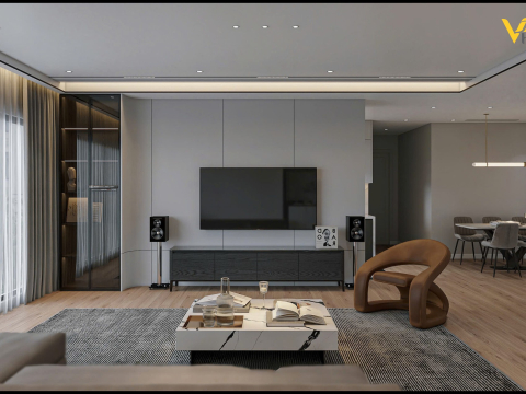 Thiết Kế Nội Thất Chung Cư Iris Garden-95m2