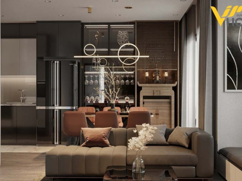 THIẾT KẾ NỘI THẤT CHUNG CƯ I2 VINHOME SMART CITY 63M2