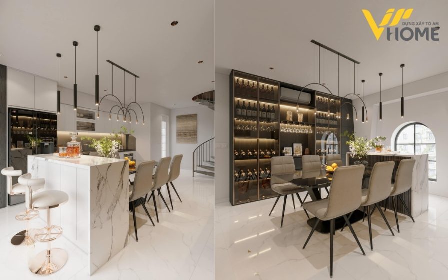THIẾT KẾ NỘI THẤT KĐT MỚI PHÚ LƯƠNG 5 noi that can ho chung cu kdt moi Phu Luong 180m2 5