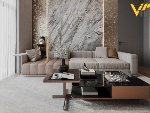 THIẾT KẾ NỘI THẤT CHUNG CƯ GOODMART-90M2