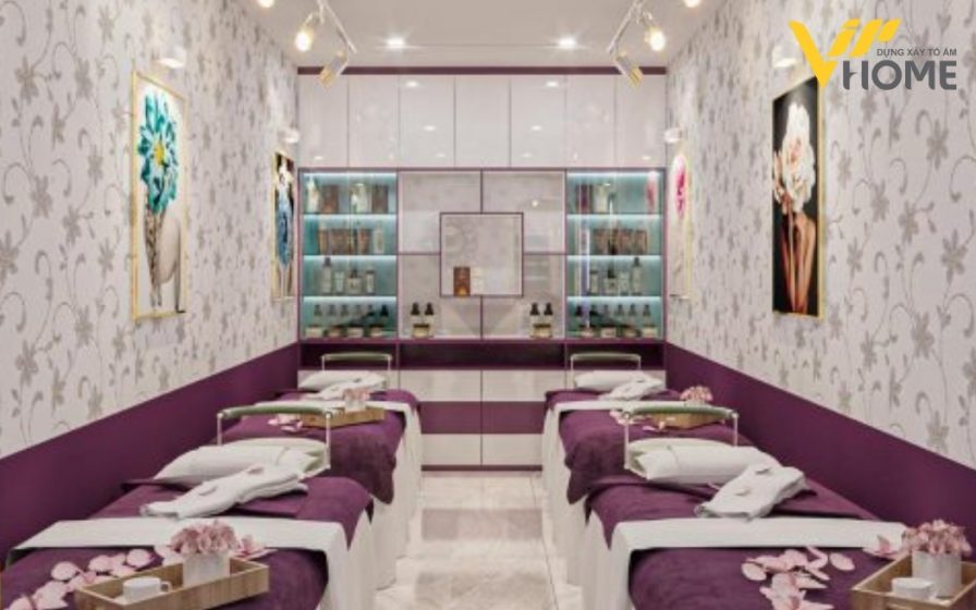 Thiet ke Spa tong mau tim sang hoang gia 3
