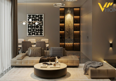 THIẾT KẾ NỘI THẤT DUPLEX MASTERI WEST HEIGHT-95M2