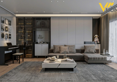 THIẾT KẾ NỘI THẤT CHUNG CƯ IRIS GARDEN-95M2