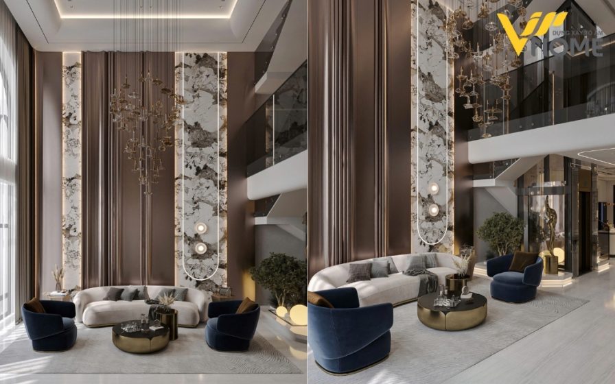 THIẾT KẾ NỘI THẤT NHÀ PHỐ BẮC NINH-400M2 2 noi that nha pho bac ninh 400m2 2
