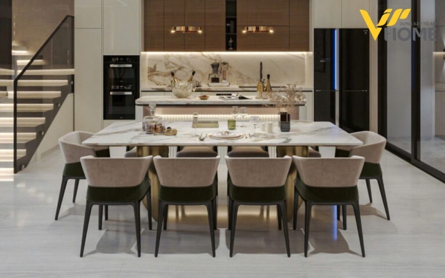 THIẾT KẾ NỘI THẤT NHÀ PHỐ BẮC NINH-400M2 3 noi that nha pho bac ninh 400m2 3
