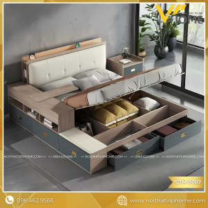GIƯỜNG THÔNG MINH HIỆN ĐẠI GTM-0007