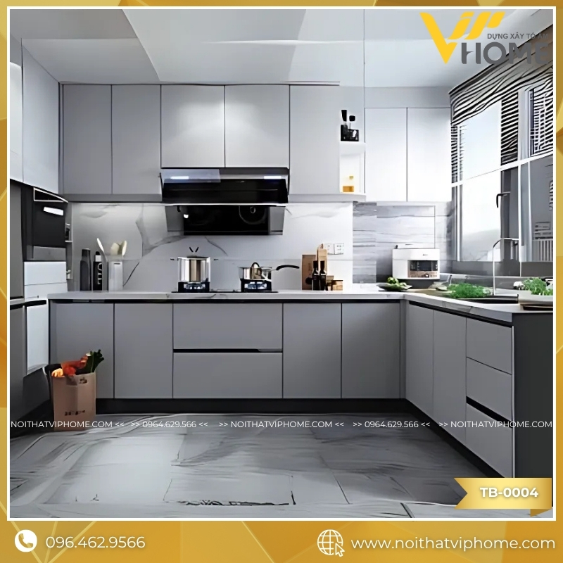 TỦ BẾP CAO CẤP TB-0004