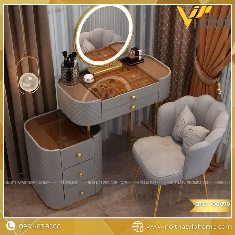BÀN TRANG ĐIỂM HIỆN ĐẠI ĐẸP BTD-00079