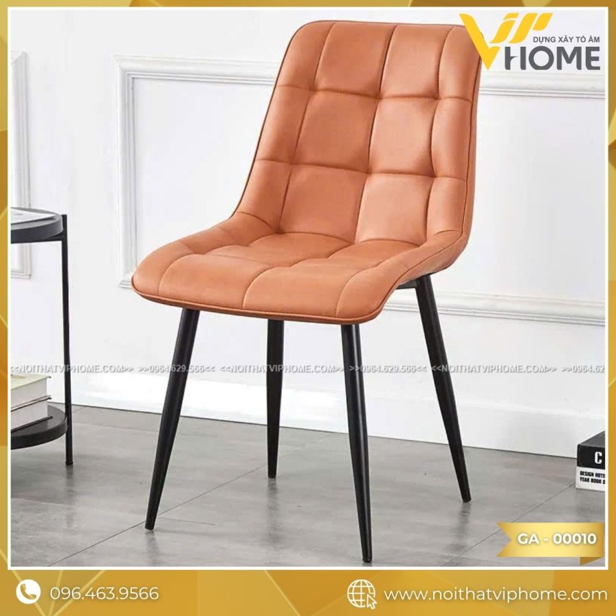 GHẾ ĂN NHẬP KHẨU BỌC DA CAO CẤP GA-00010