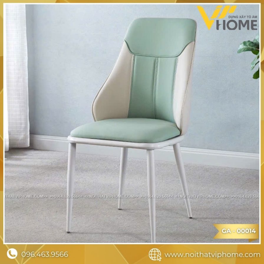 GHẾ ĂN NHẬP KHẨU BỌC DA CAO CẤP GA-00014