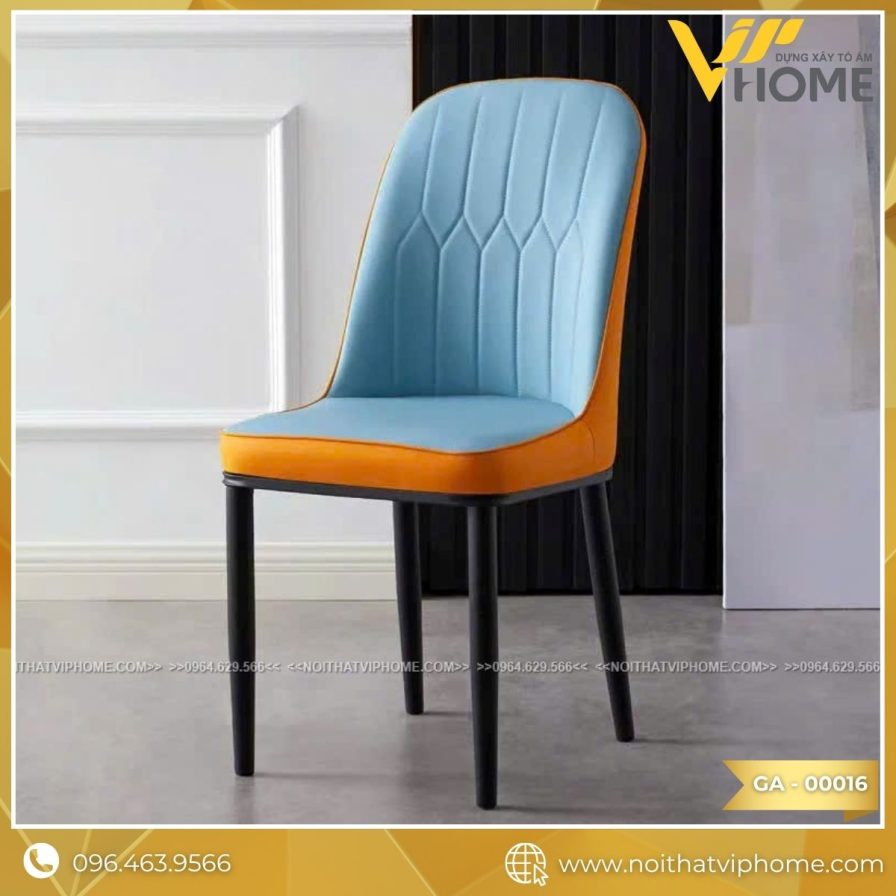 GHẾ ĂN NHẬP KHẨU BỌC DA CAO CẤP GA-00016