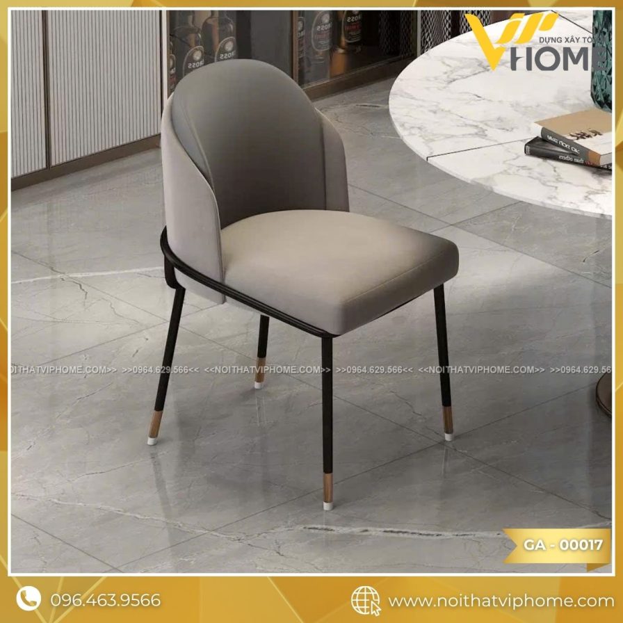 GHẾ ĂN NHẬP KHẨU BỌC DA CAO CẤP GA-00017