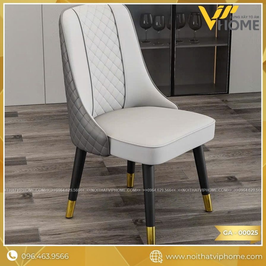 GHẾ ĂN NHẬP KHẨU BỌC DA CAO CẤP GA-00024
