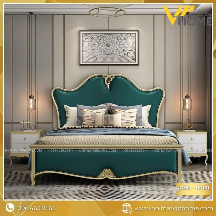 GIƯỜNG NGỦ BỌC VẢI CAO CẤP GBD-00131