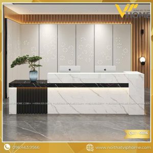 quầy lễ tân sang trọng