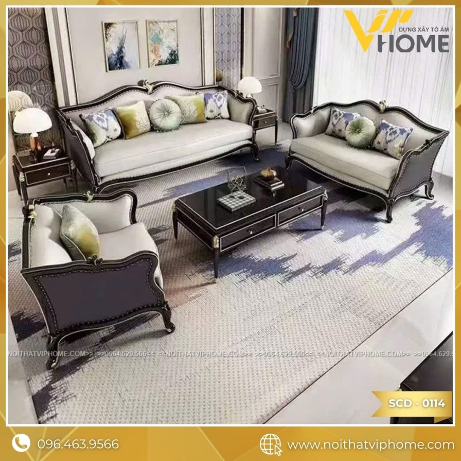 SOFA TÂN CỔ ĐIỂN SCD-0114